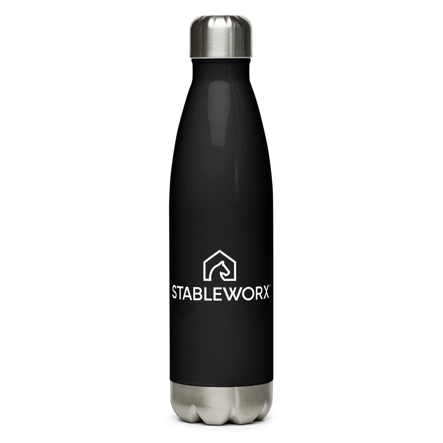 Stableworx® Stainless Steel Water Bottle in Black