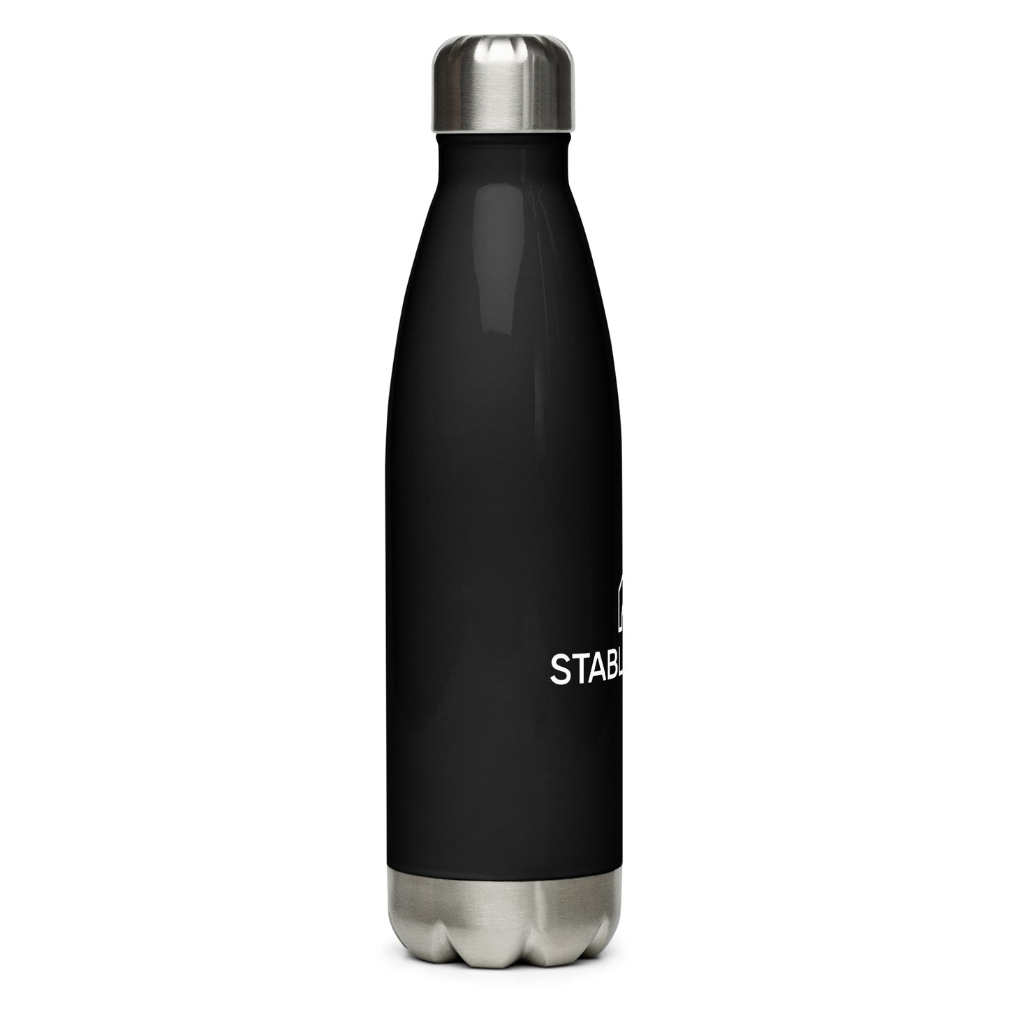 Stableworx® Stainless Steel Water Bottle in Black